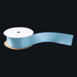 Baby Blue Sky Solid Color Satin Ribbon<br><div class="desc">Gift Giving Package Satin Ribbon printed with Baby Blue Sky Solid Color graphic art design illustration and select products collection by TheFabricSeal print on demand shop at Zazzle.com #ZazzleMade https://www.zazzle.com/store/thefabricseal TheFabricSeal©️Original. Baby blue is a lighter blue hue tone plus a bit of white. It's actually a gradient. It's a pastel...</div>