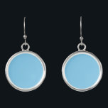 Baby Blue Solid Color | Classic | Elegant Earrings<br><div class="desc">Baby Blue Solid Color | Classic | Elegant | Trendy | Stylish | Gift</div>