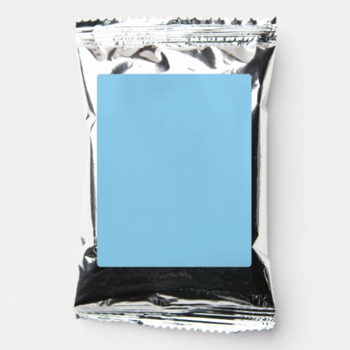 Baby blue  solid color coffee drink mix