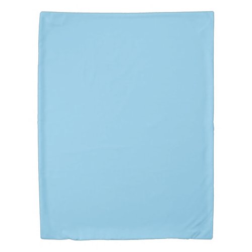 Baby blue  solid color duvet cover