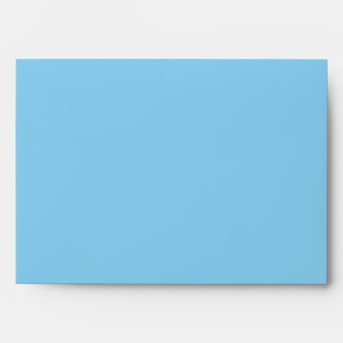 Baby blue  solid color envelope