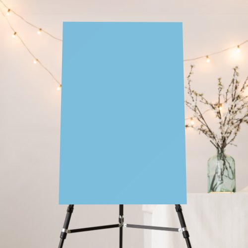 Baby blue  solid color foam board