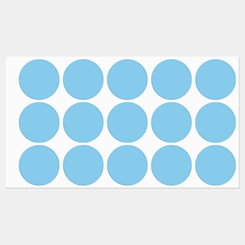 Baby blue  solid color labels