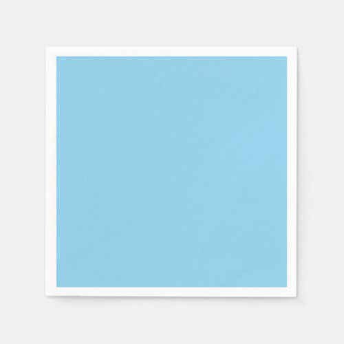 Baby blue  solid color napkins