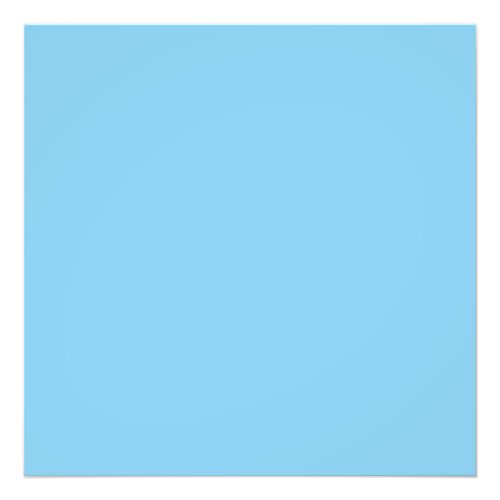 Baby blue  solid color photo print