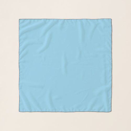 Baby Blue Solid Color Scarf