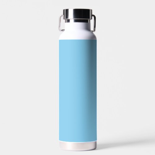 Baby blue  solid color water bottle