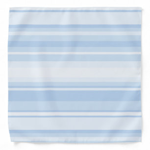 Baby blue stripes bandana