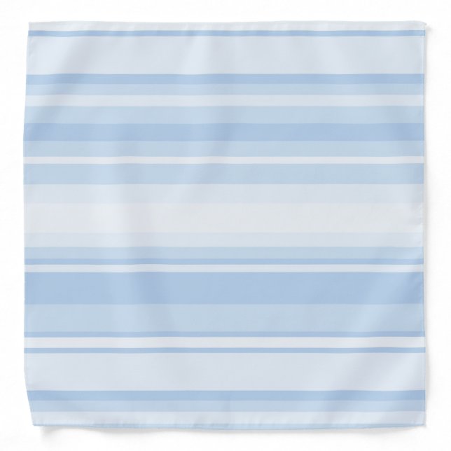 Baby blue stripes bandana (Front)