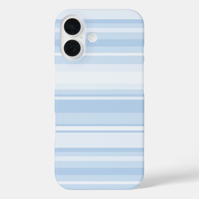 Baby blue stripes Case-Mate iPhone case (Back)