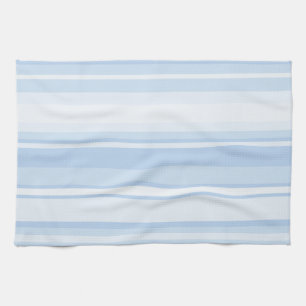 Baby blue stripes kitchen towel