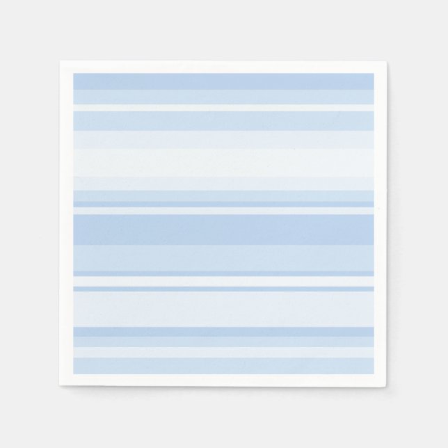 Baby blue stripes napkins (Front)