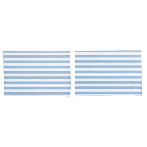 Baby Blue Stripes Pillow Case