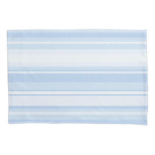 Baby blue stripes pillowcase