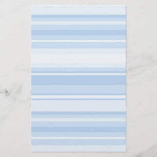 Baby blue stripes stationery