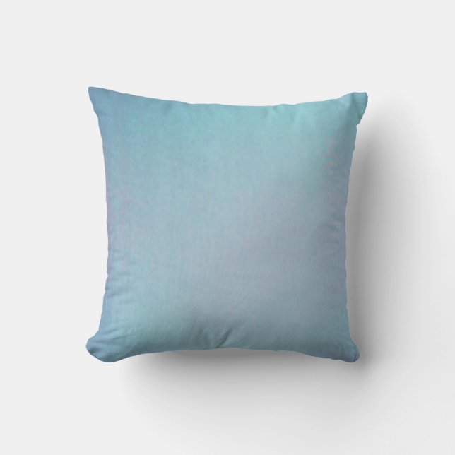 Baby Blue Throw Pillow (Front)