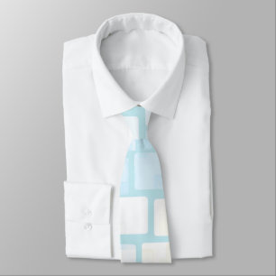 Baby Blue Tiled Mosaic Tie