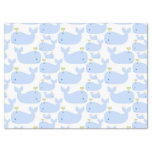 Baby Blue Whales Infant Gift Shower Tissue Paper at Zazzle