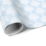 Baby Blue | White Damask Wrapping Paper<br><div class="desc">This beautiful damask gift wrapping paper is perfect for your gifting needs! Wrap a birthday gift, baby shower gift, bridal shower gift, wedding gift, or gift for any other special occasion. It's also a wonderful choice for wrapping paper crafts : wrapping paper envelopes, wrapping paper bunting, wrapping streamers or wrapping...</div>