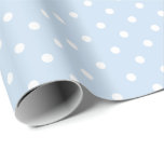 Baby Blue | White Polka Dot Wrapping Paper<br><div class="desc">This classic polka dot gift wrapping paper is perfect for your gifting needs! Wrap a birthday gift, baby shower gift, bridal shower gift, wedding gift, or gift for any other special occasion. It's also a wonderful choice for wrapping paper crafts : wrapping paper envelopes, wrapping paper bunting, wrapping streamers or...</div>