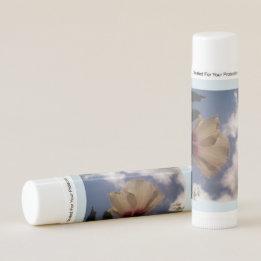 Baby Blue White Rose Lip Balm