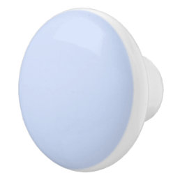 Baby Blue &amp; White Round Ceramic Knob / Pull