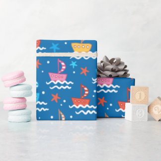 Baby Boats Wrapping Paper