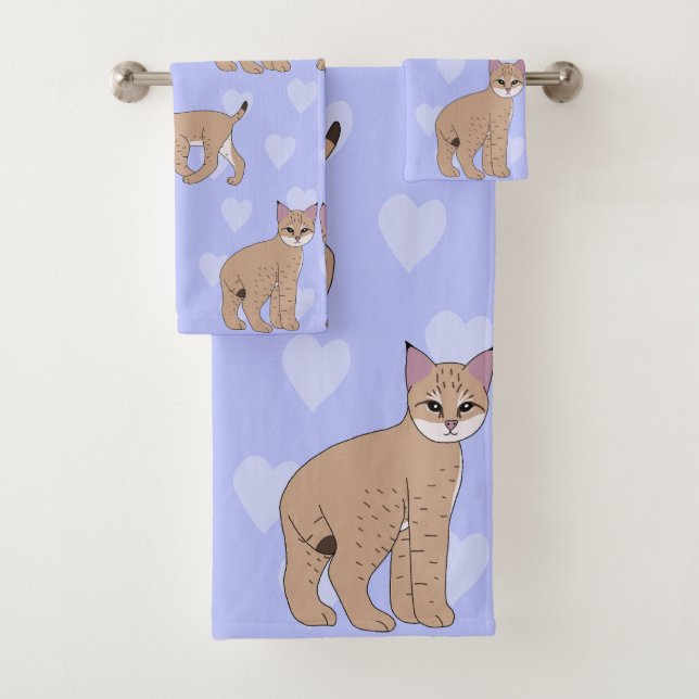 Baby Bobcats Bath Towel Set (Insitu)