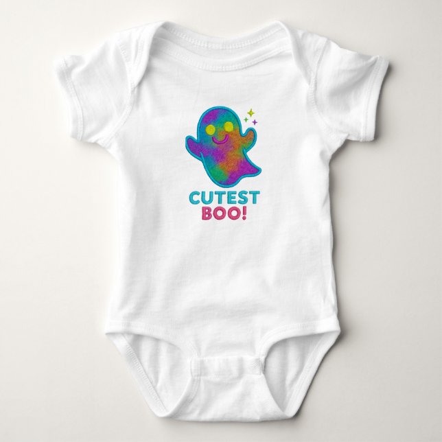 Baby Body 100% cotton - Cutest Boo! Design Bodysuit (Front)