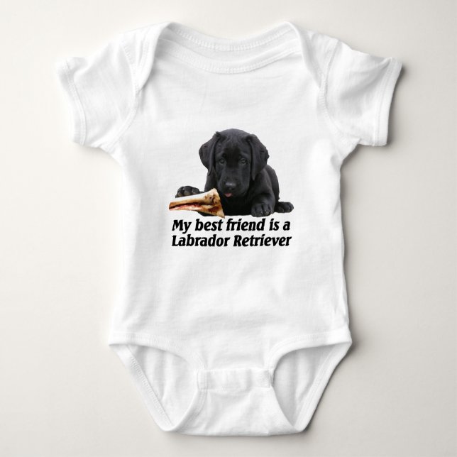 Baby-Body "Labrador Retriever" Baby Bodysuit (Front)