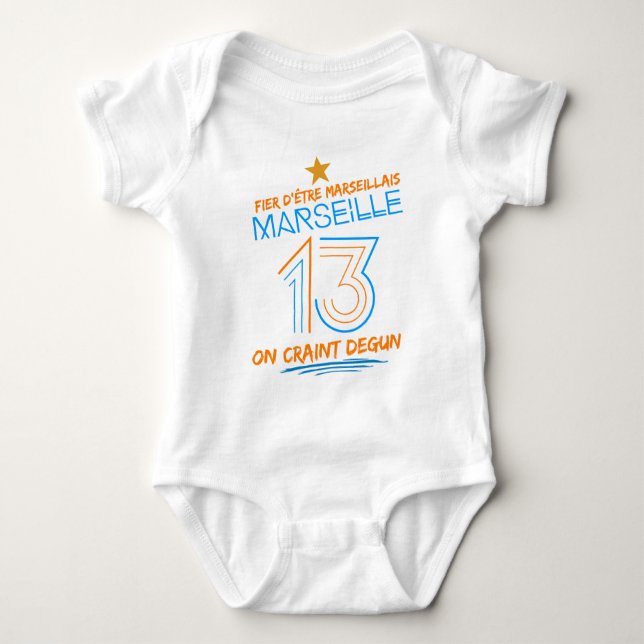 Baby Body - Marseille 13 Baby Bodysuit (Front)