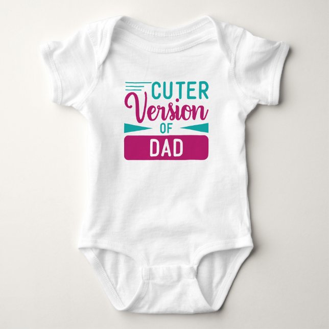 Baby Body Suit- Cuter Version of Dad Bodysuit (Front)