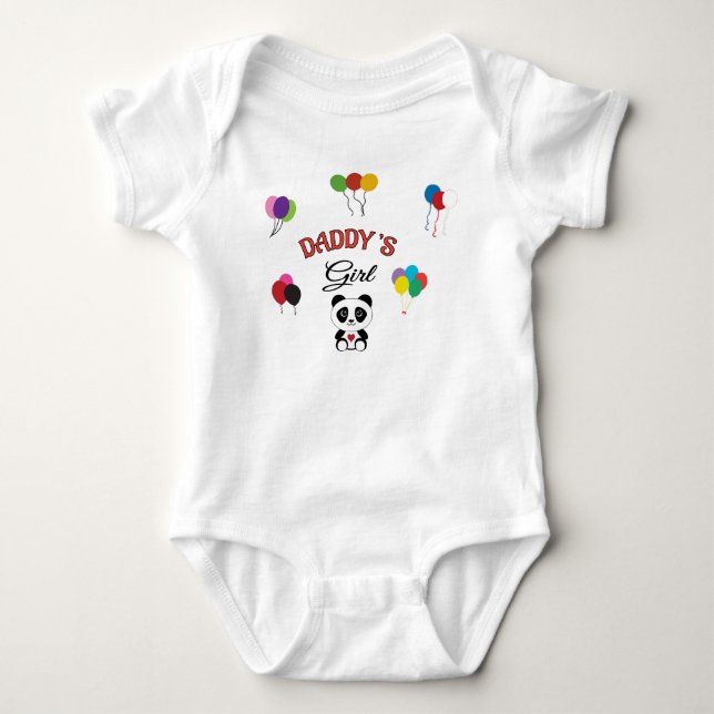 Baby Body Suit: Daddy's Girl Baby Bodysuit (Front)