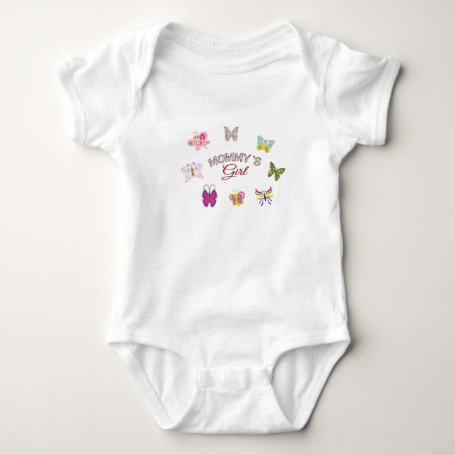 Baby Body Suit: Mommy's Girl Baby Bodysuit (Front)