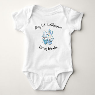 Baby body with snowman baby bodysuit