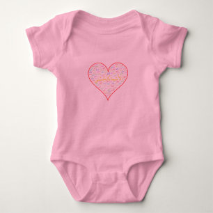 Baby Bodysuit: 99 Names of Allah (Arabic) Bodysuit