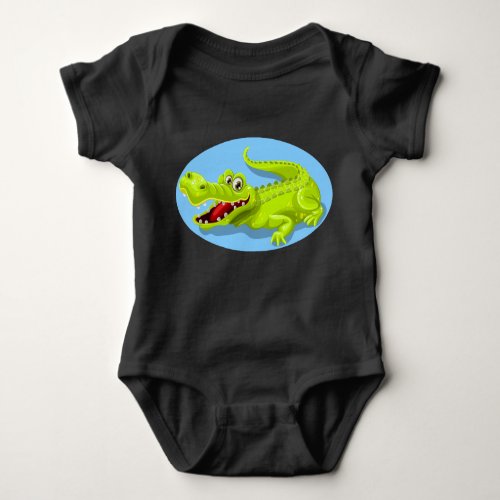 Baby Bodysuit Alligator Baby Bodysuit