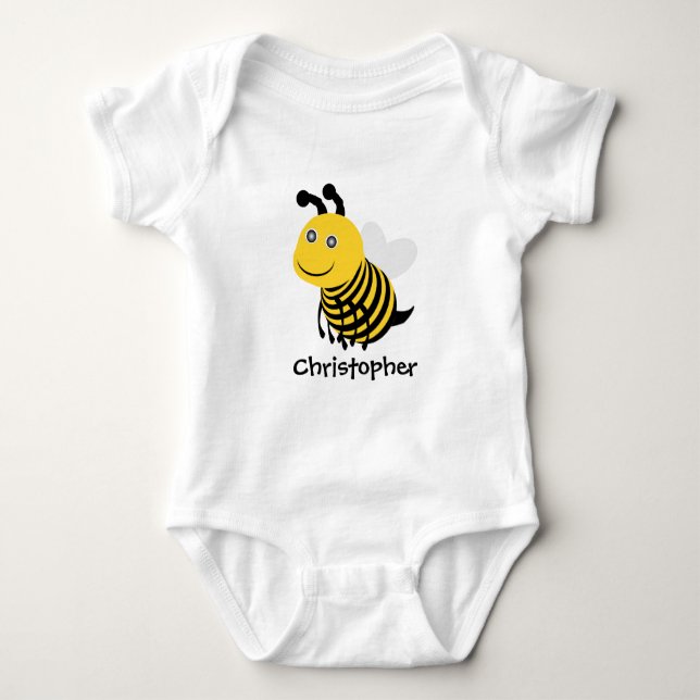 Baby Bodysuit Bee Design (Front)