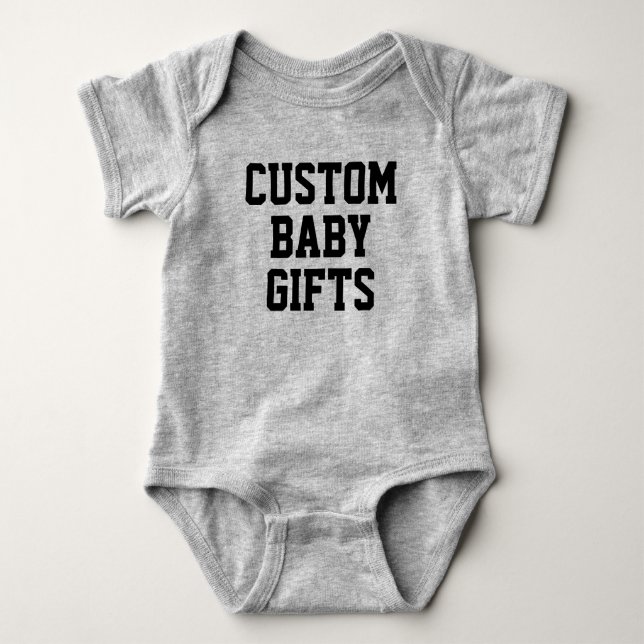 Baby Bodysuit Custom Baby Gifts Blank Template (Front)