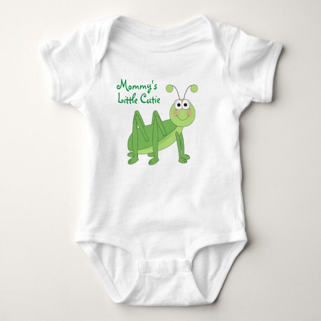 Baby Bodysuit/Cute Grasshopper Baby Bodysuit (Front)