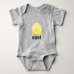 Baby Bodysuit in Heather Grey