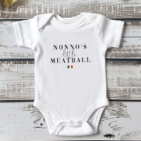Baby bodysuit Little Meatball Italian Baby