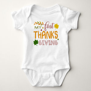 Baby Bodysuit My First Thanksgiving