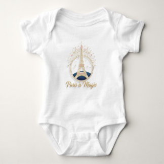 Baby Bodysuit - Paris Elegant Eiffel Tower