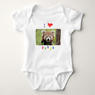 Baby Bodysuit Photo red panda , animals 0053.