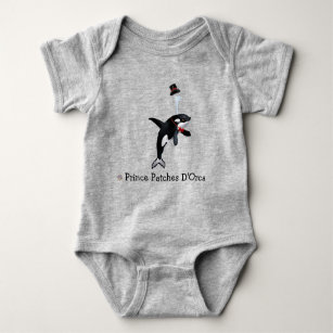 Baby Bodysuit / Prince Patches D'Orca "Love!"