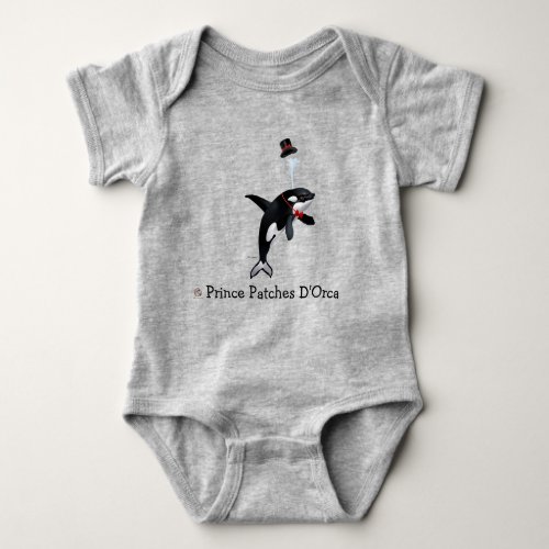 Baby Bodysuit  Prince Patches DOrca Love