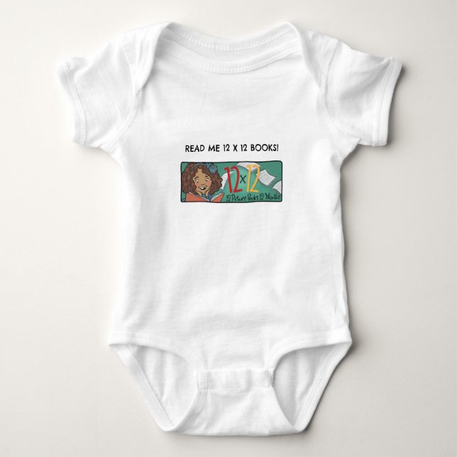 Baby Bodysuit Reader Girl (Front)