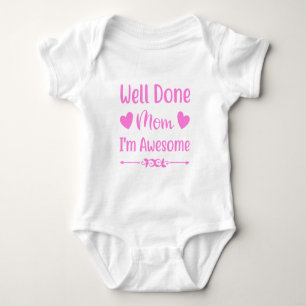 Baby Bodysuit Shirt,Well Down Mom Shirt,Baby Shirt