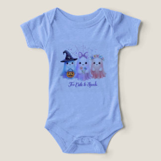 Baby Bodysuit Too Cute to Spook
